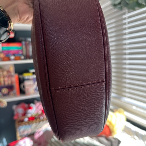 Coach Aria Shoulder Bag Merlot with Gold Hardware - Picture 10 of 13